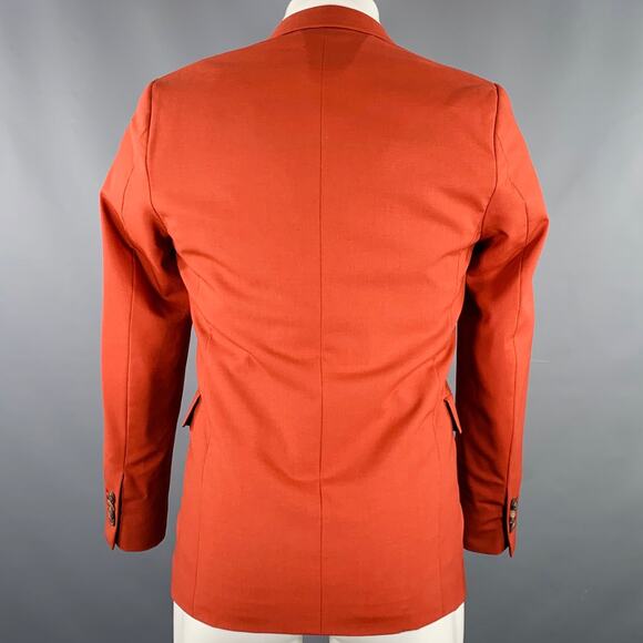 PAUL SMITH Size 38 Brown Brick Wool Single Breasted Sport Coat - Picture 3 of 8